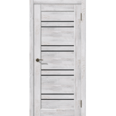 Дверь межкомнатная Дубрава Сибирь Рада НОВ ЛИНИЯ Ель альпийская, стекло черное